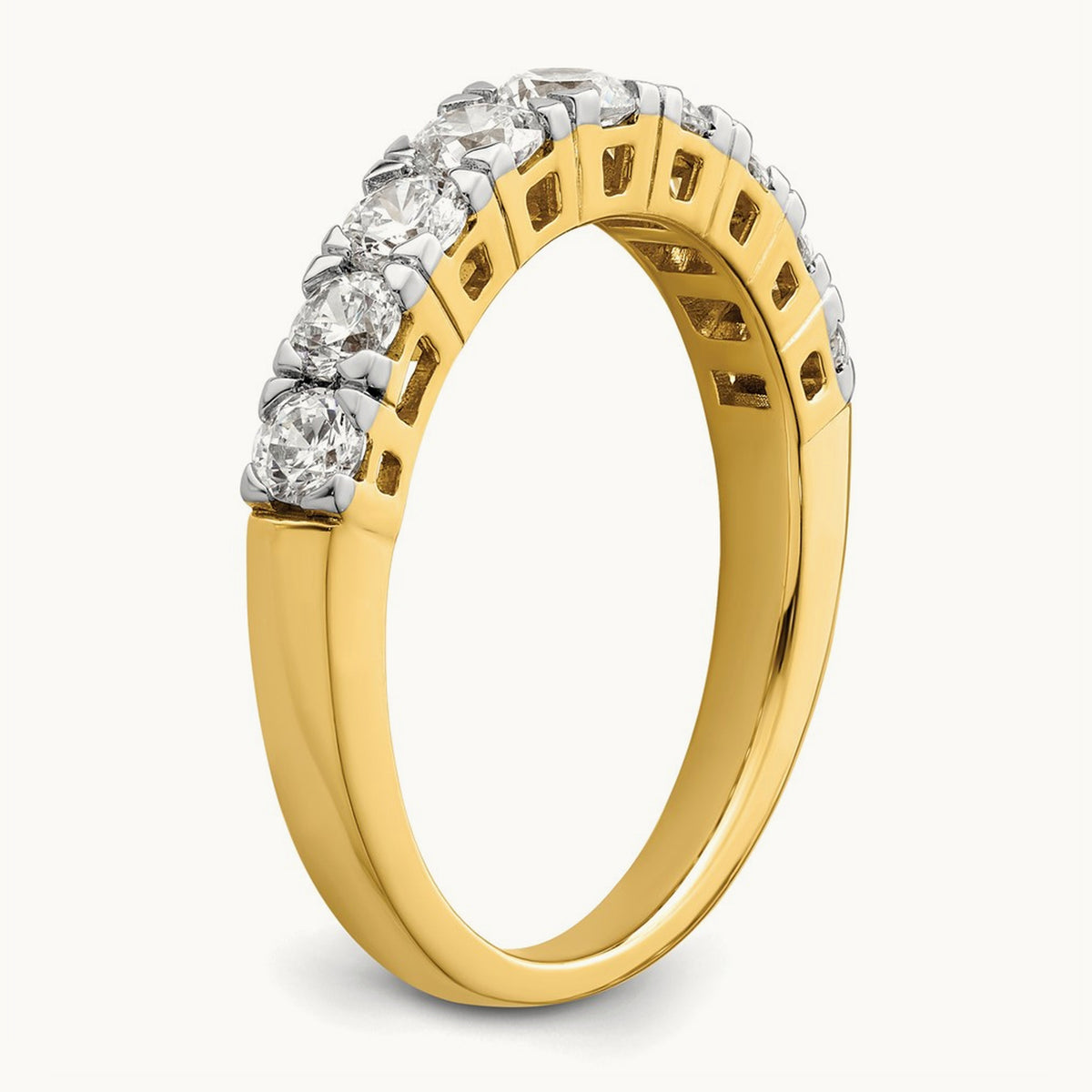 9 Stone Band, 1.00 ct tw Lab-Grown Diamond