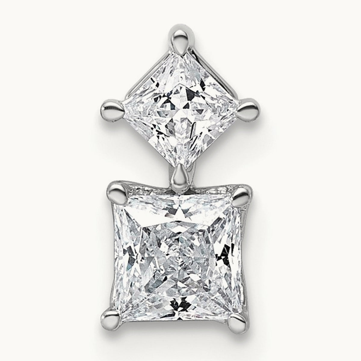 Princess Pendant, 0.75 ct tw Lab-Grown Diamond