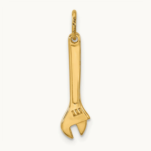 Fancy Wrench, 14K Yellow Gold