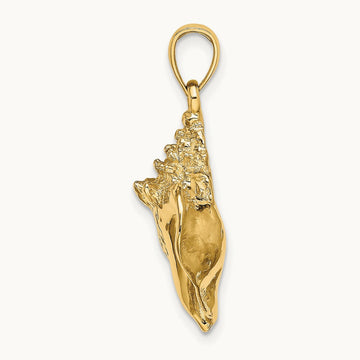 Conch Shell Charm — 27mm