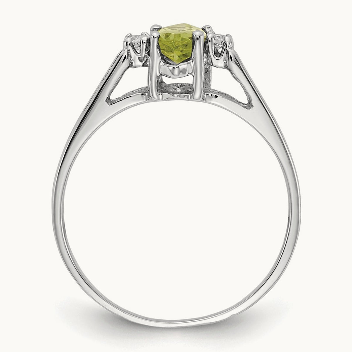 Marquise Peridot AA Diamond ring — photo set