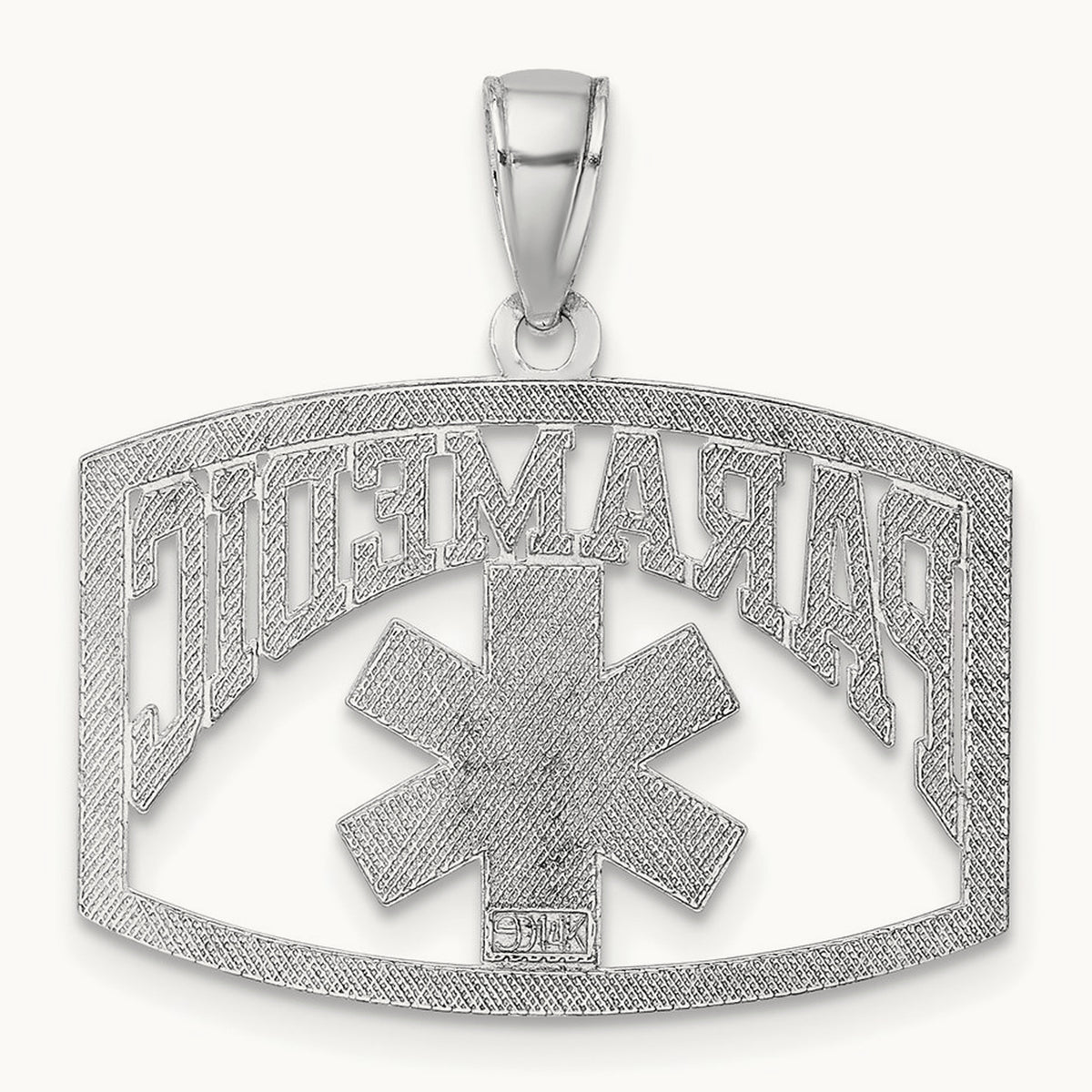 PARAMEDIC Charm — 14K White Gold