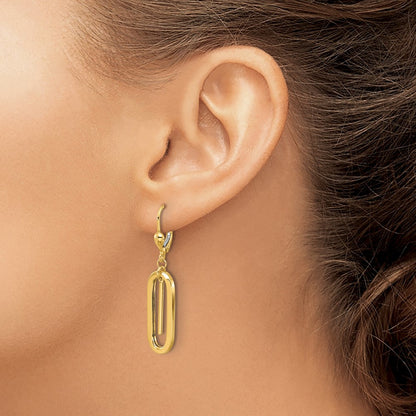 Polished Dangle Leverback Earrings — Leslie's — photo set