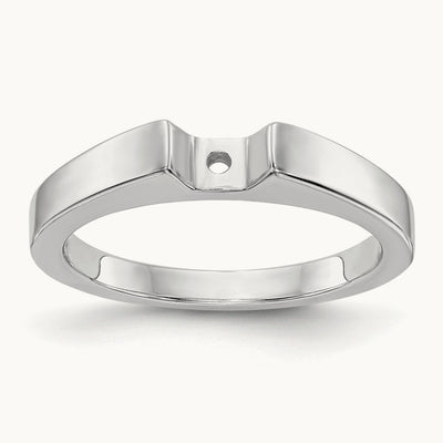 Peg Set Solitaire Engagement Ring Mounting