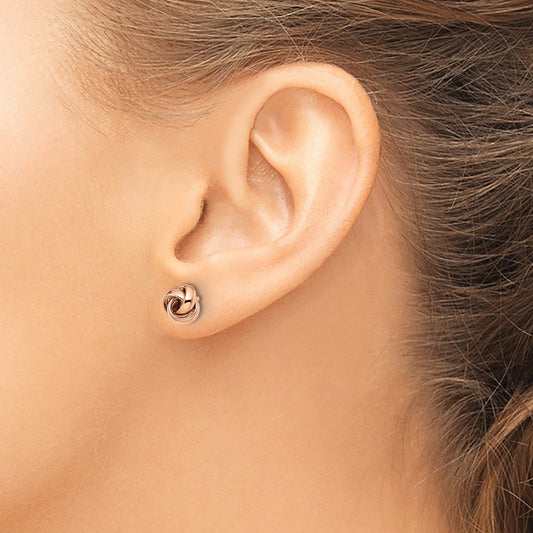 Polished Post Earrings — Leslie's — 10K Rose Gold