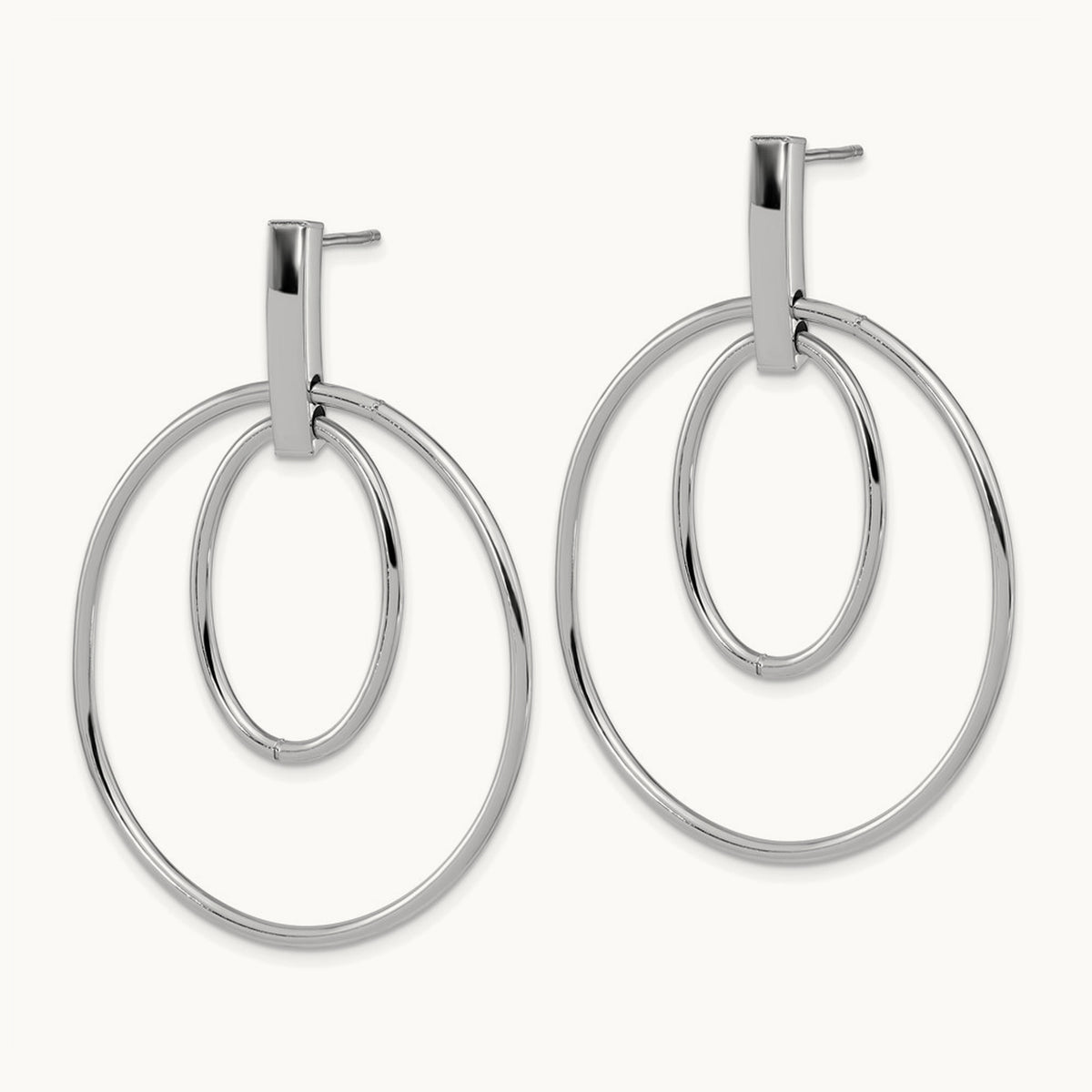 Polished Post Dangle Earrings — photo set