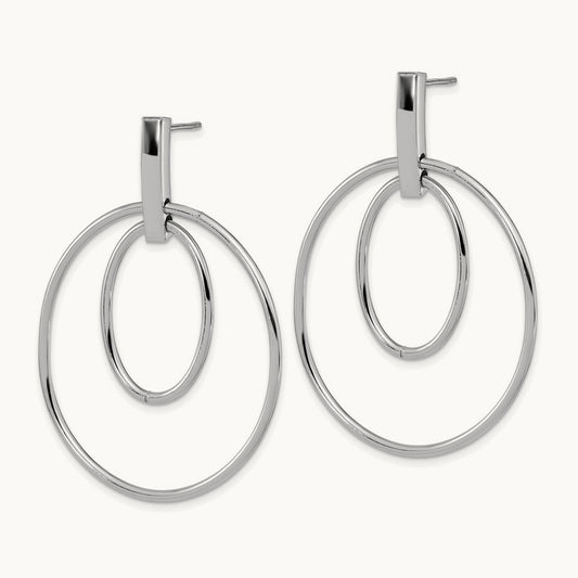 Polished Post Dangle Earrings — photo set