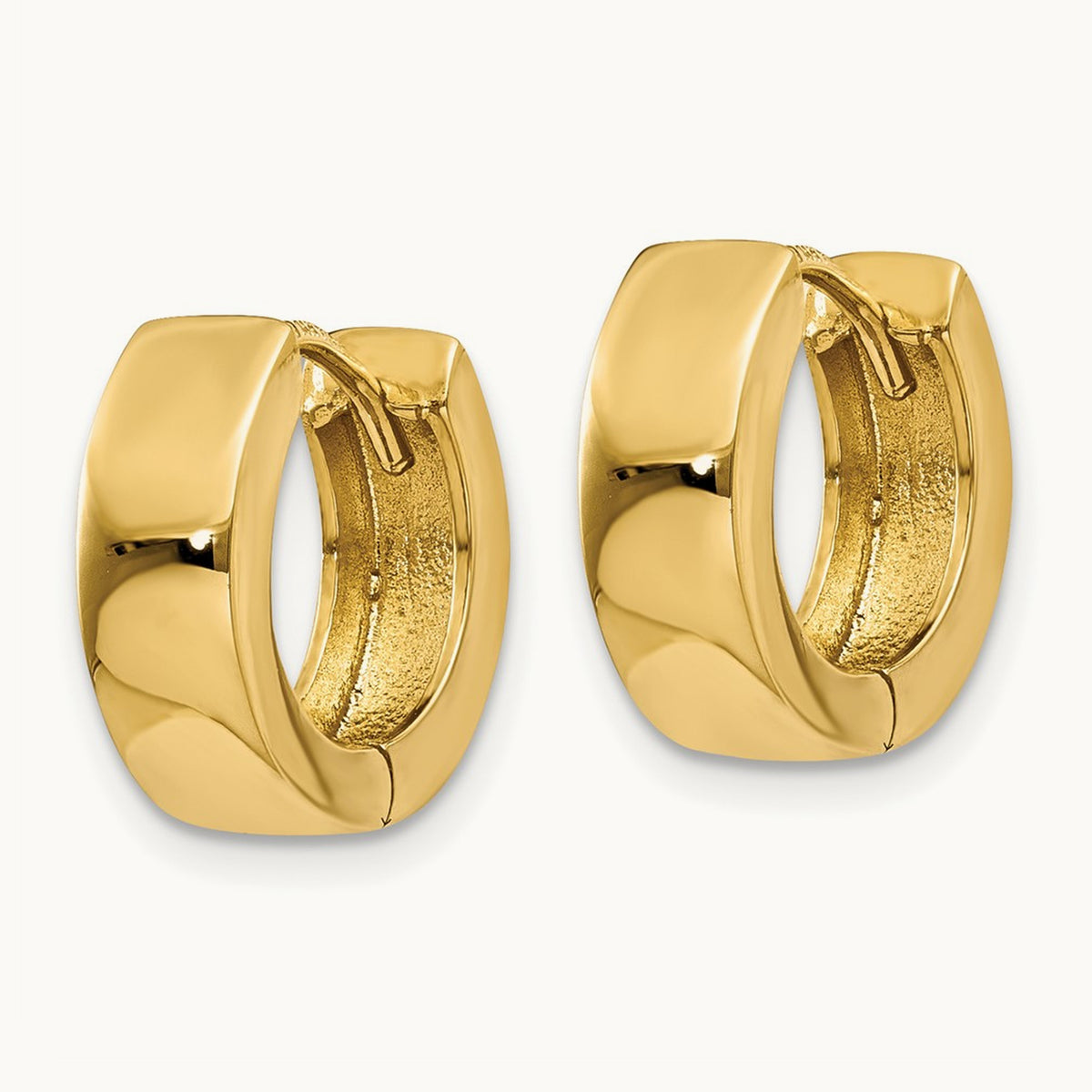 Hinged Hoop Earrings, 14K