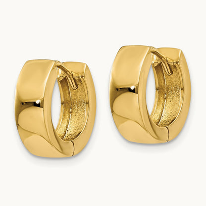 Hinged Hoop Earrings, 14K