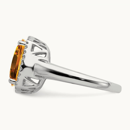 Citrine and Diamond Ring — photo set