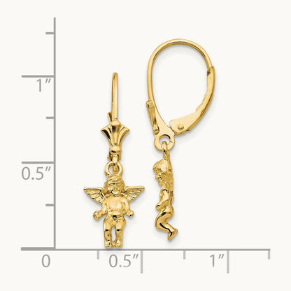 Angel Leverback Earrings — 25.6mm