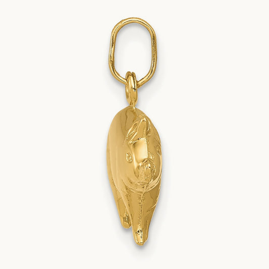 Pig Charm, 14K