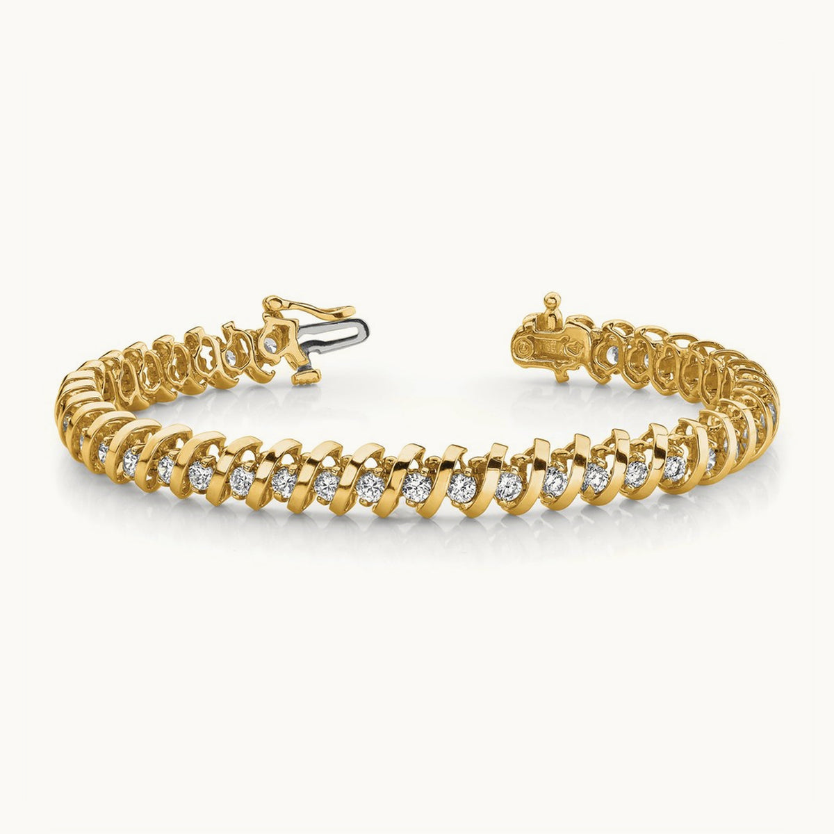 AAA Diamond Tennis Bracelet, 14K