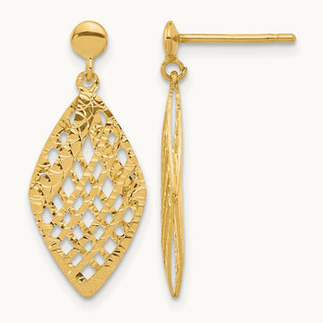 Polished D/C Post Dangle Earrings — Leslie's — photo set