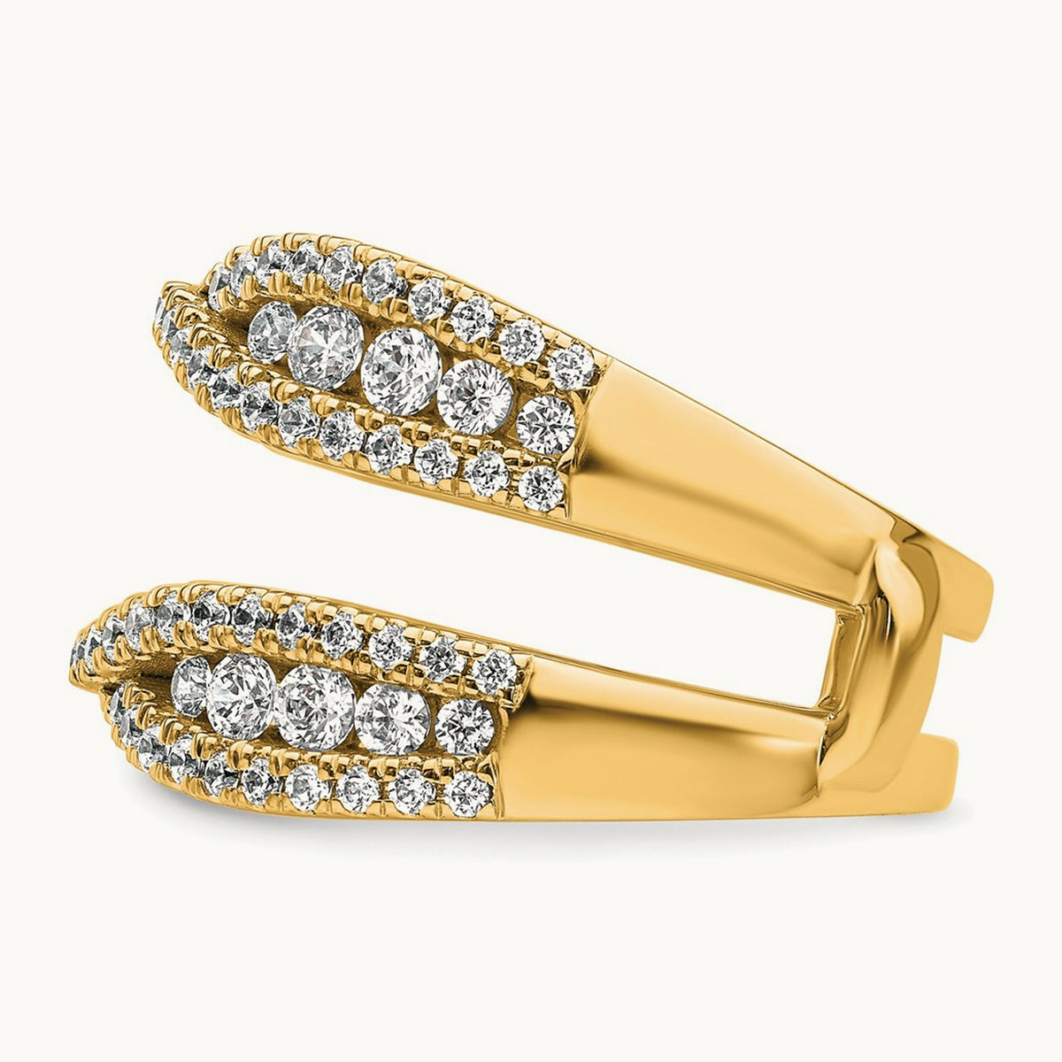 Ring Guard, 1.00 ct tw Lab-Grown Diamond — 14K Yellow Gold