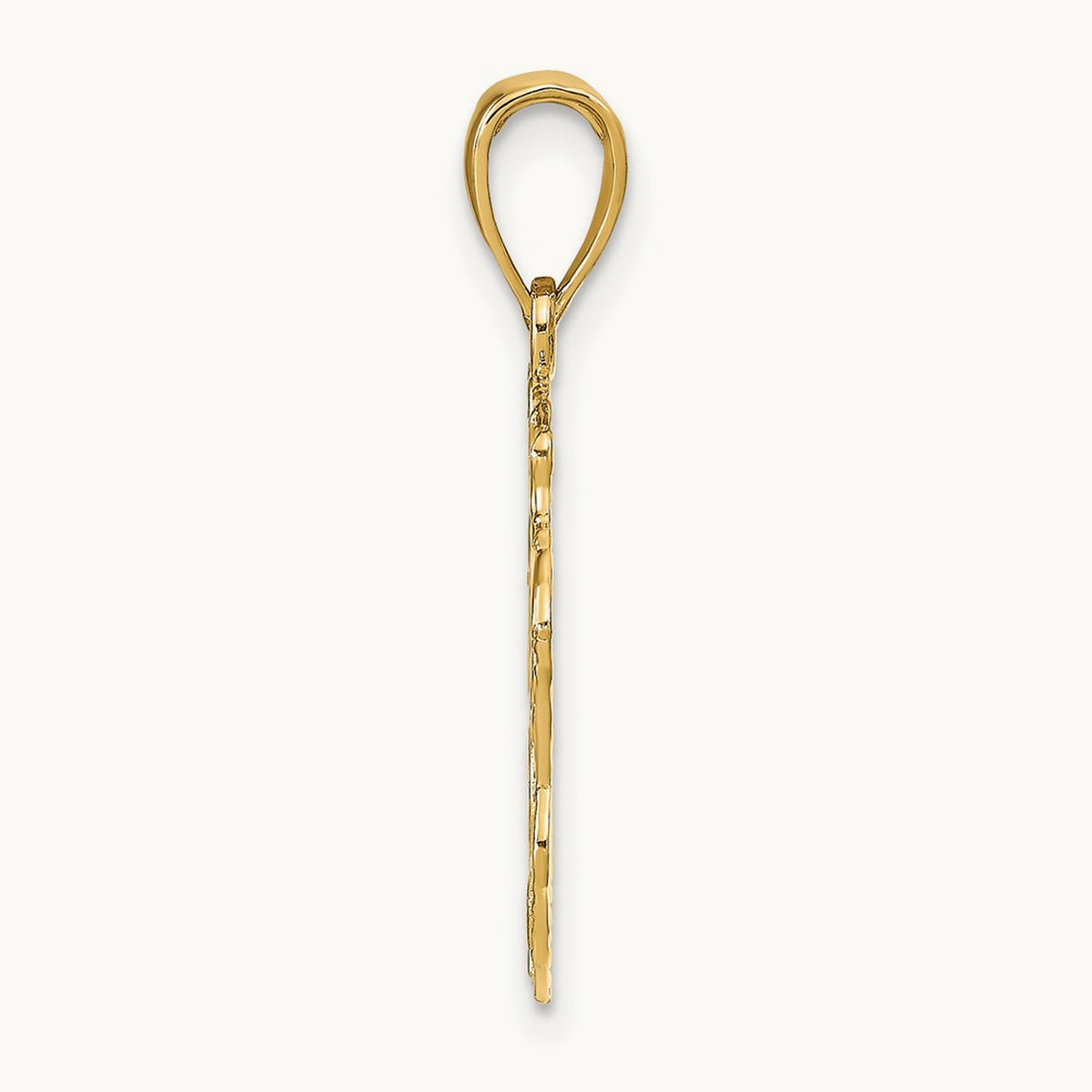 Lion Head Pendant, 14K