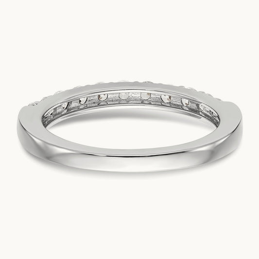 Diamond Wedding Band, 14K White Gold
