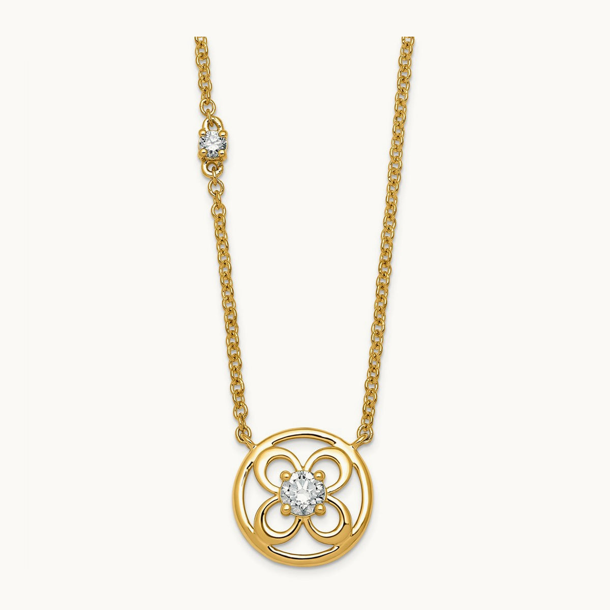 Fashion Necklace, 0.25-0.50 ct tw Lab-Grown Diamond