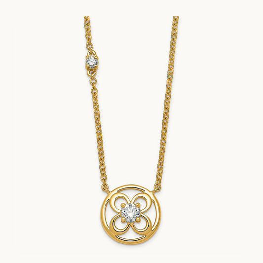 Fashion Necklace, 0.25-0.50 ct tw Lab-Grown Diamond
