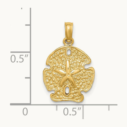 Polished Sand Dollar Charm — photo set