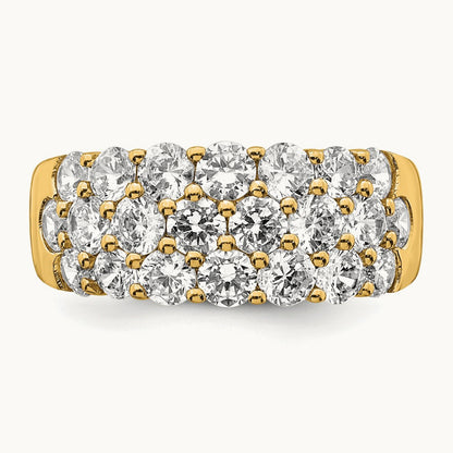 Fashion Band, 2.50 ct tw Lab-Grown Diamond — 14K Yellow Gold
