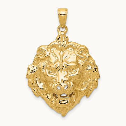 Lion Charm, 14K