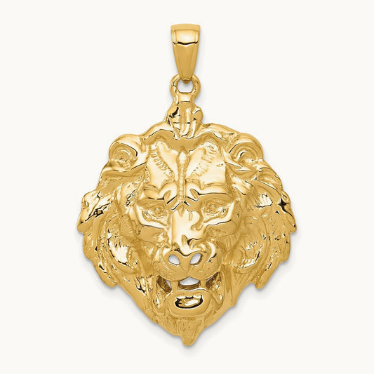 Lion Charm, 14K