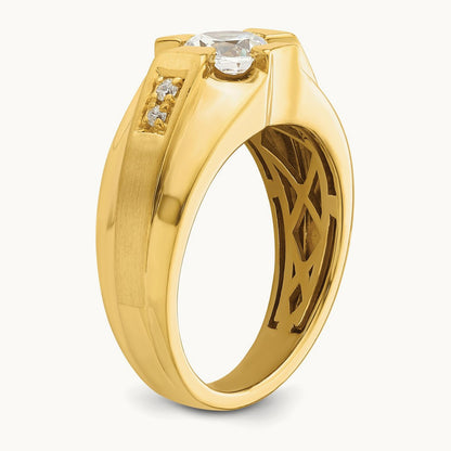 Men's Ring, 0.50 ct tw Lab-Grown Diamond