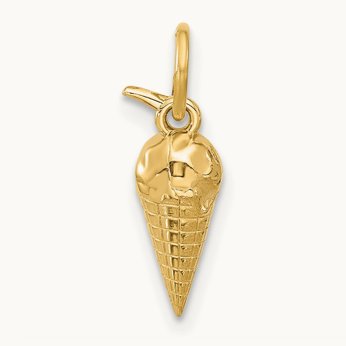 Fancy Ice Cream Cone, 14K