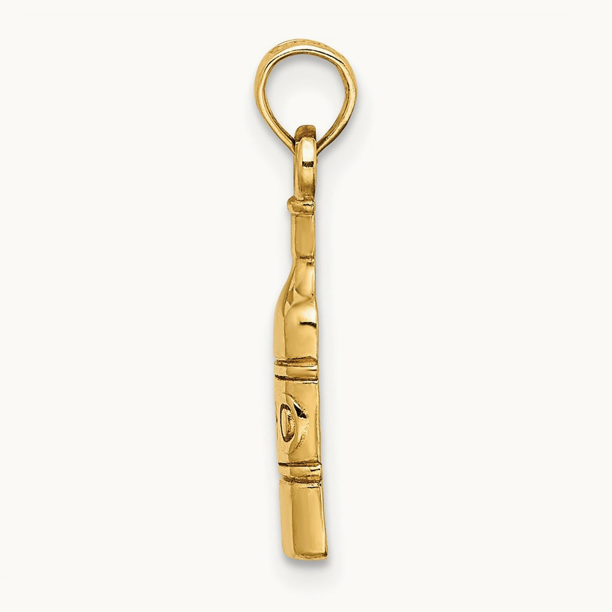 Wine Bottle Charm, 14K