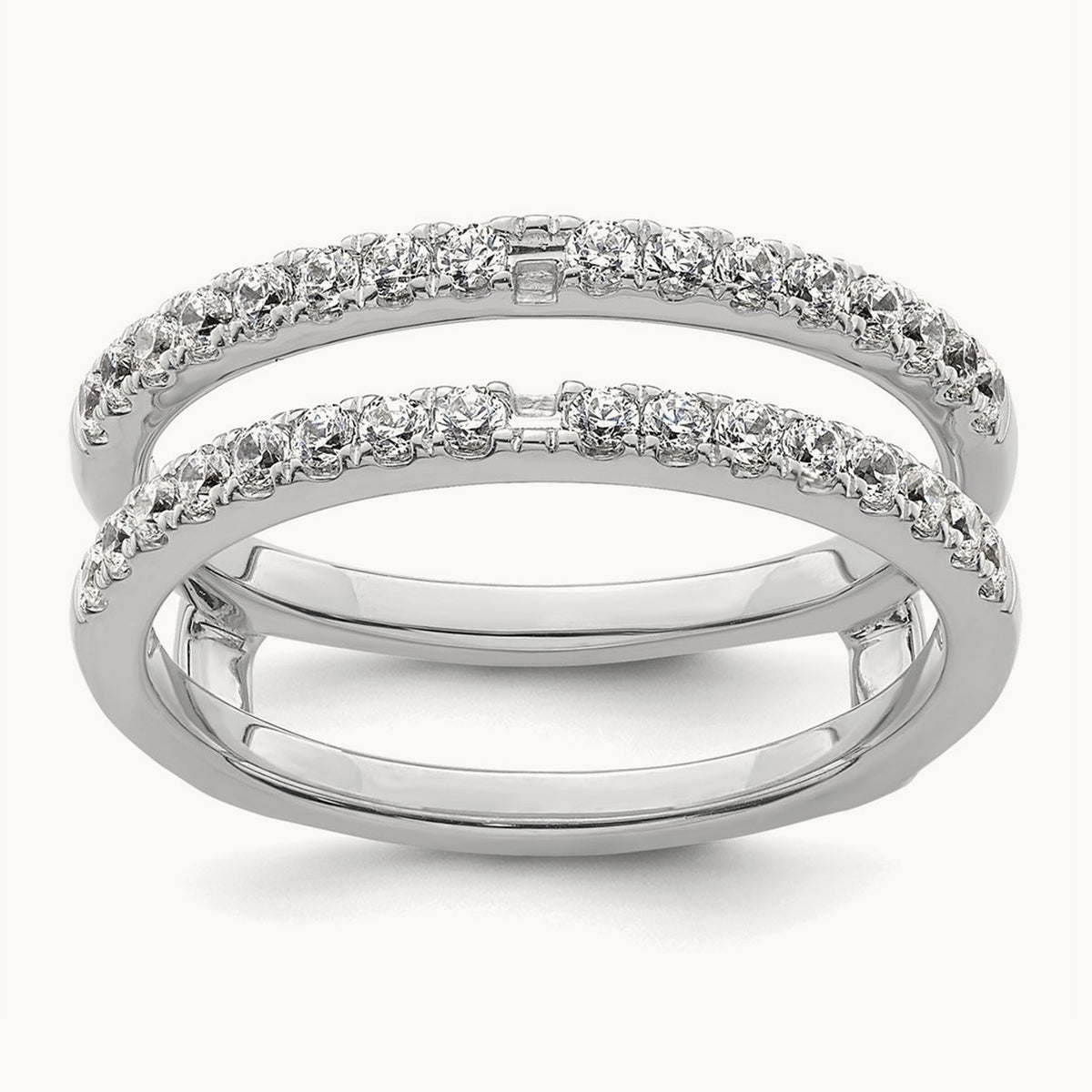 Ring Guard, 0.50 ct tw Lab-Grown Diamond — 14K White Gold