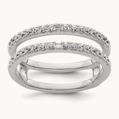 Ring Guard, 0.50 ct tw Lab-Grown Diamond — 14K White Gold