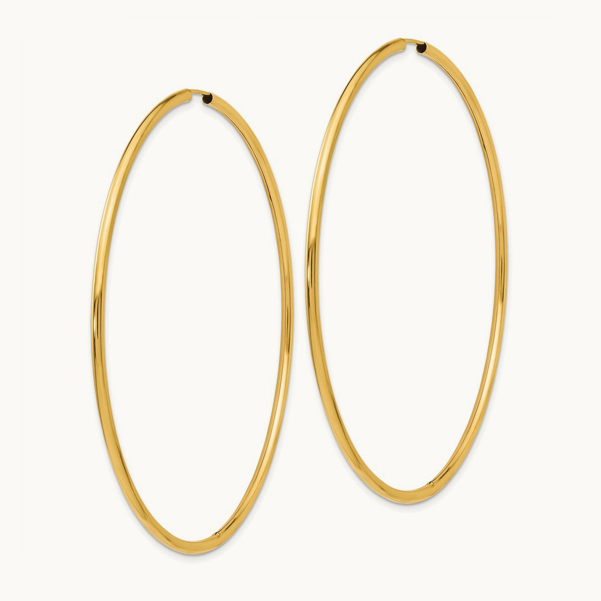 Polished Endless Hoop Earrings