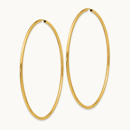 Polished Endless Hoop Earrings
