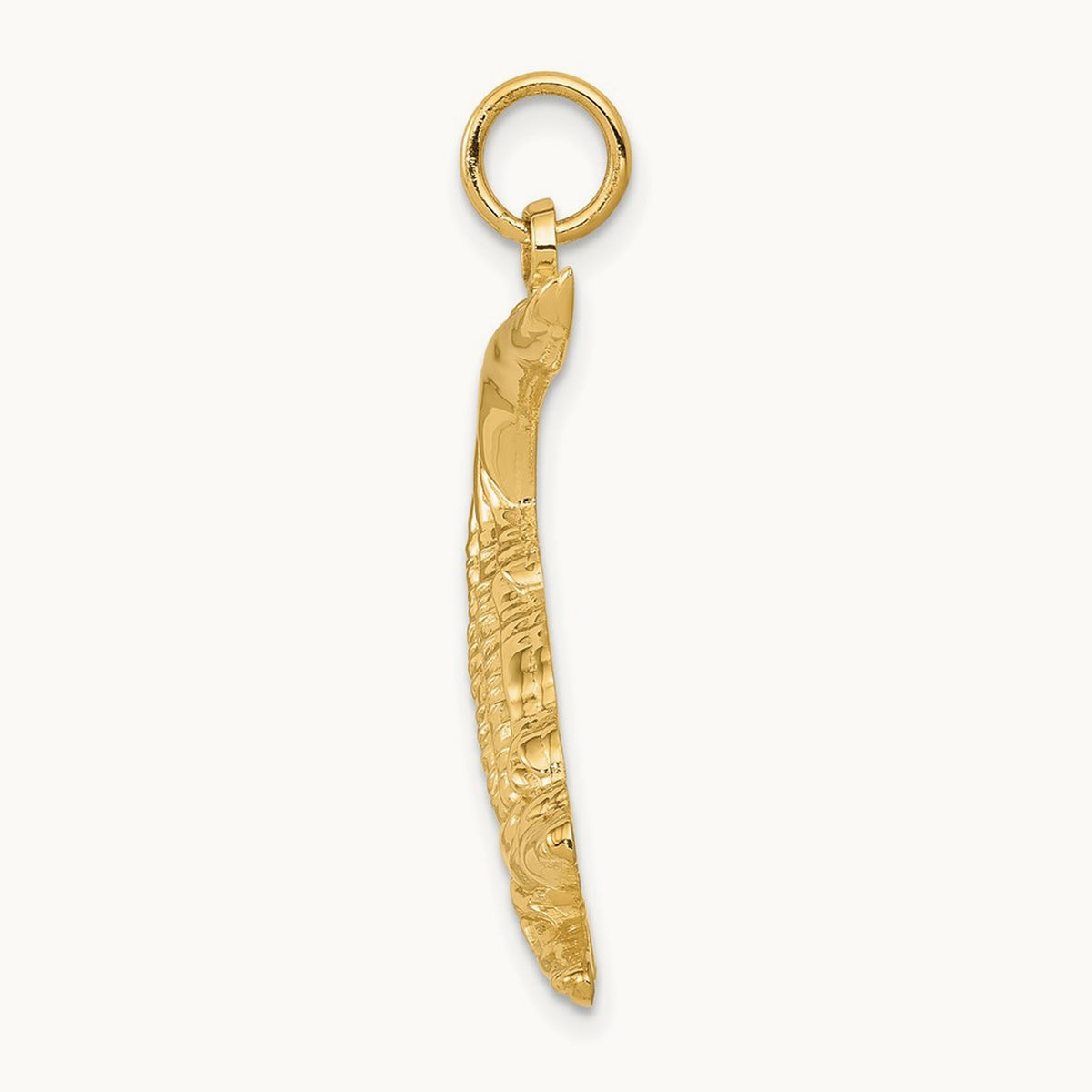 Alligator Charm, 14K