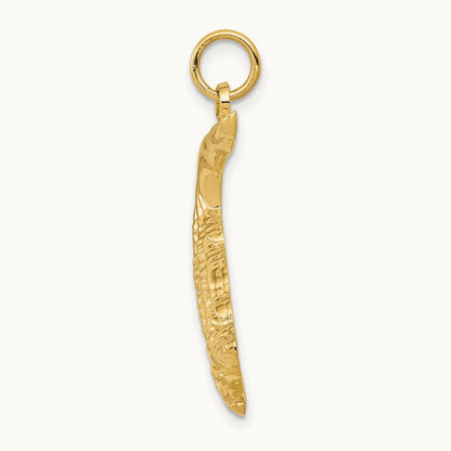 Alligator Charm, 14K