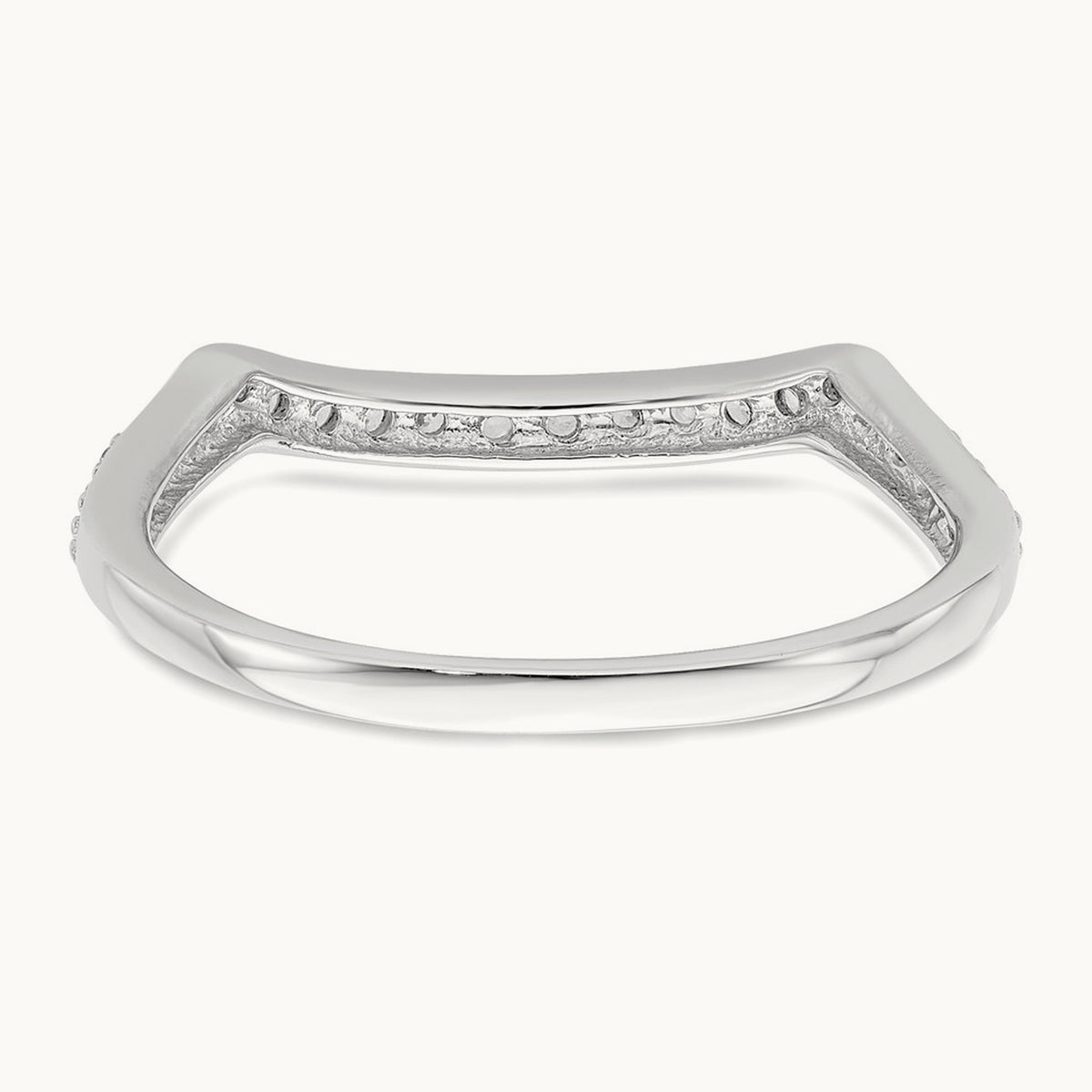 Contoured Diamond Band — photo set