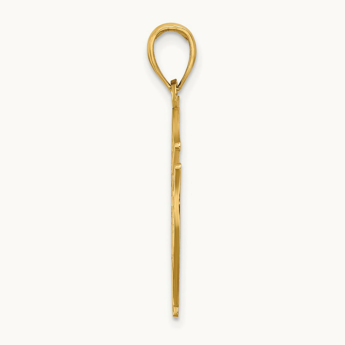 VFD Ladies AUX Shield Charm, 14K
