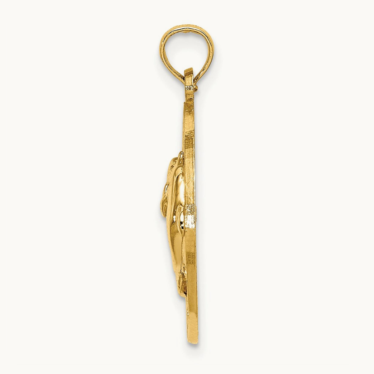 OCEAN CITY, NJ w/ Dolphin Charm, 14K