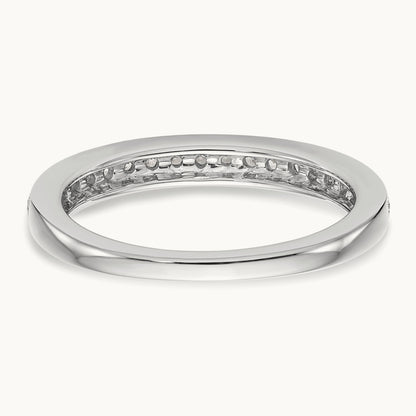 Diamond Wedding Band, 14K White Gold