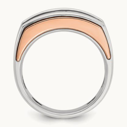 5 Stone Men's Ring, 1.00 ct tw Lab-Grown Diamond