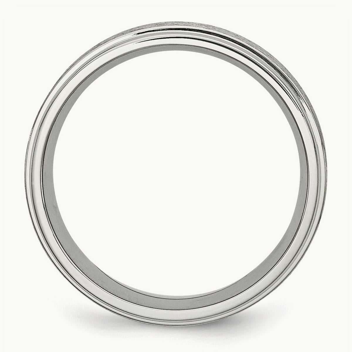 Brushed and Polished Grooved Edge Band — 8mm