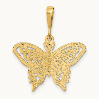 Butterfly Charm, 14K