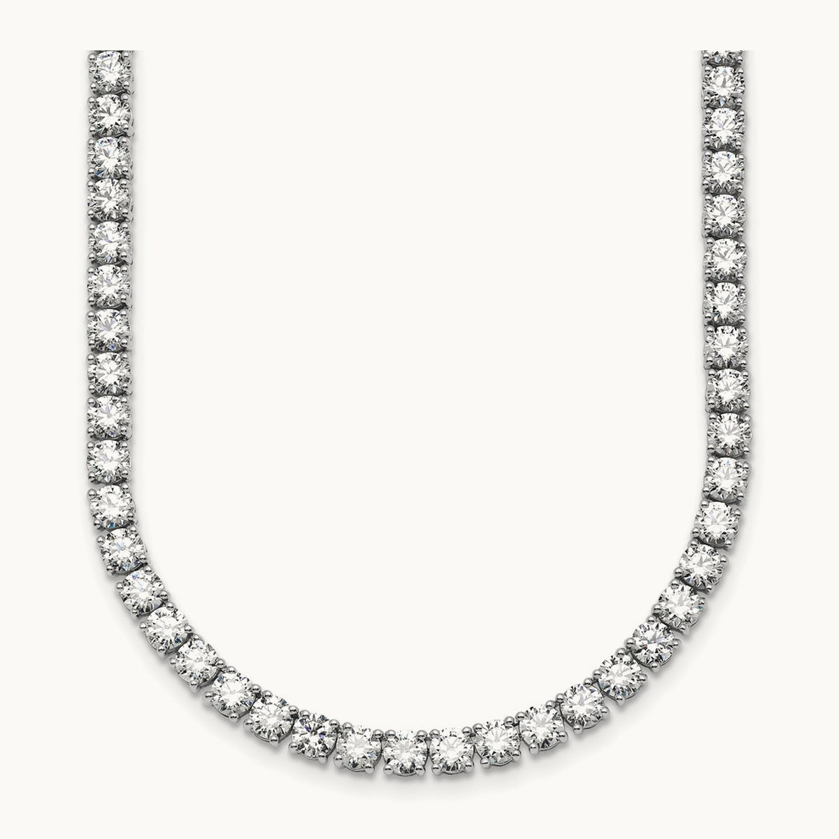 Straight Tennis Necklace, 27 1/4-36 ct Lab-Grown Diamond