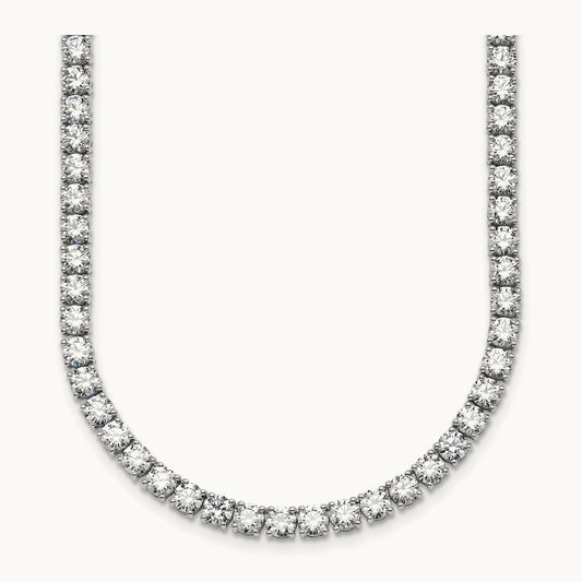 Straight Tennis Necklace, 27 1/4-36 ct Lab-Grown Diamond