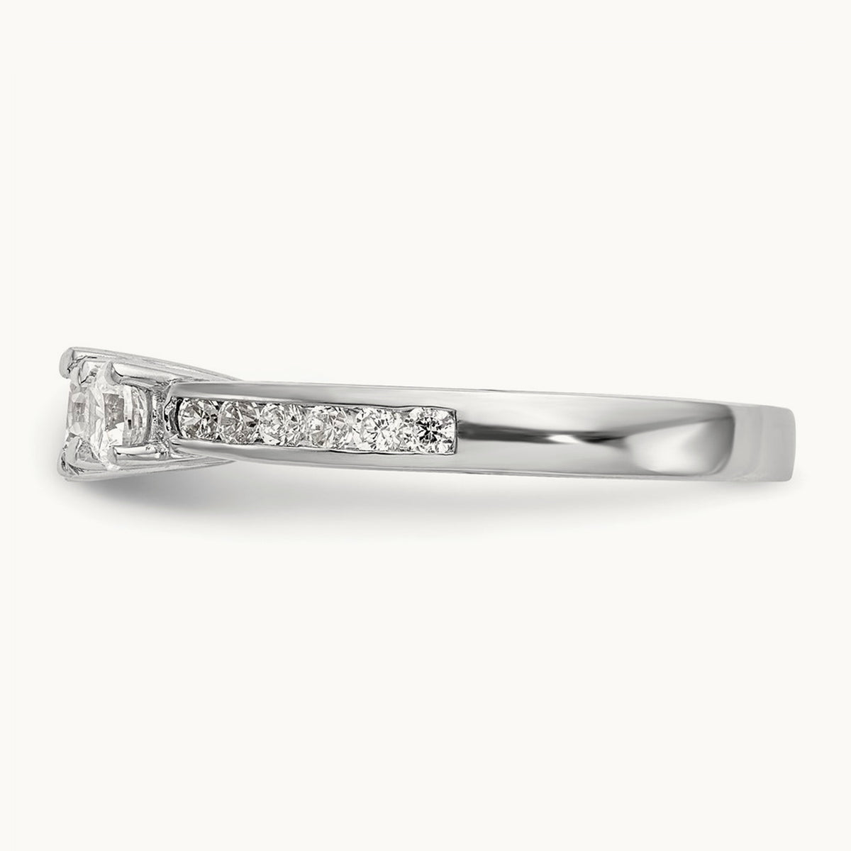 3 Stone Engagement Ring, 0.50-1.00 ct tw Lab-Grown Diamond