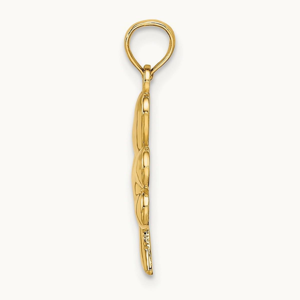 3-Leaf Clover Charm, 14K