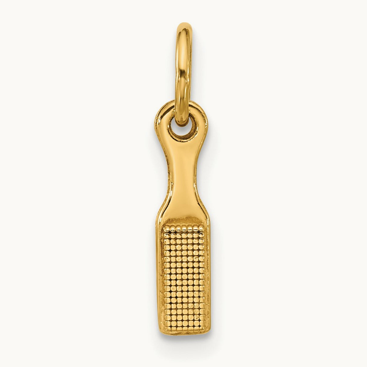 Fancy Hairbrush Charm, 14K Yellow Gold