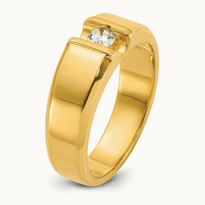 IBGoodman Men's Diamond Complete Ring, 14K