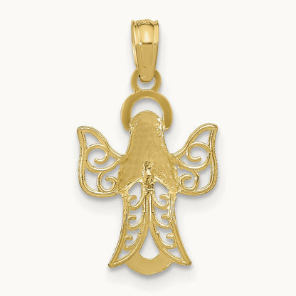 Angel Pendant, 14K